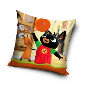 Poszewka na poduszkę jasiek Królik Bing dziecięca dekoracyjna velvet 40x40