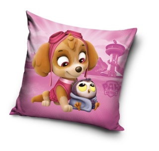 Poszewka na poduszkę jasiek Psi Patrol dziecięca 40x40 velvet