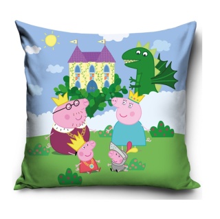 Poszewka na poduszkę jasiek Świnka Peppa Pig dekoracyjna dziecięca 40x40