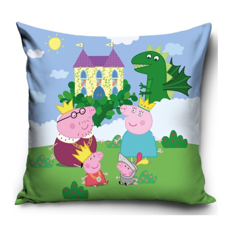 Poszewka na poduszkę jasiek Świnka Peppa Pig dekoracyjna dziecięca 40x40