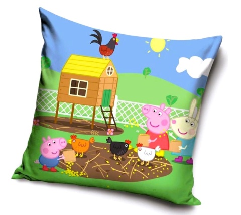 Poszewka na poduszkę jasiek Świnka Peppa Pig dekoracyjna dziecięca 40x40