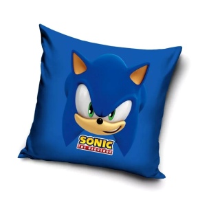 Poszewka na poduszkę jasiek Sonic Jeż dekoracyjna welur 40x40 Velvet