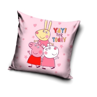 Poszewka na poduszkę jasiek lalka ŚWINKA PEPPA velvet welur 40x40