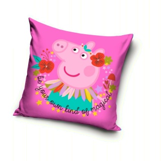 Poszewka na poduszkę jasiek Świnka Peppa Pig dekoracyjna 40x40 Velvet