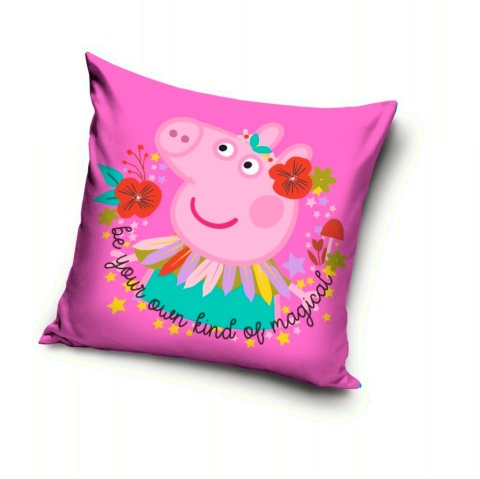 Poszewka na poduszkę jasiek Świnka Peppa Pig dekoracyjna 40x40 Velvet