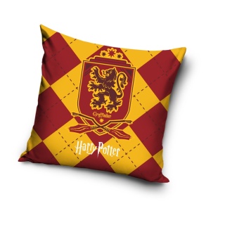 Poszewka na poduszki Harry Potter Hogwart Gryffindor velvetowa 40 x 40 cm