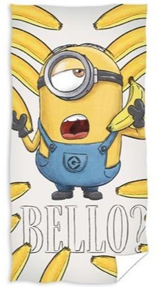 Ręcznik do rąk i twarzy przedszkola MINIONKI BANANA 30X50