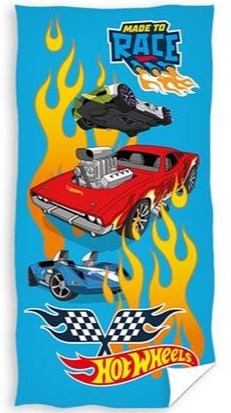 Ręcznik do rąk i twarzy przedszkola auta Hot Wheels 30X50