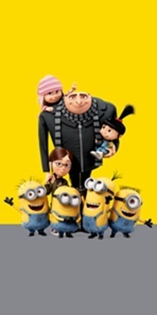 Ręcznik kąpielowy plażowy bawełniany MINIONKI 70x140