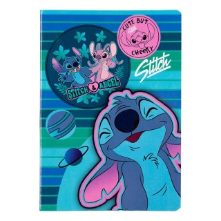 Zeszyt A5 Stitch i Andzia w kratkę 32 kartki LILO I STICH