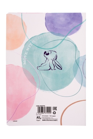 Zeszyt A5 Stitch love more w kratkę 60 kartek LILO I STICH