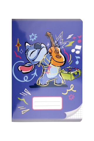 Zeszyt A5 Stitch w kratkę 16 kartek LILO I STICH unique