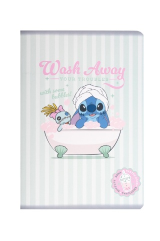 Zeszyt A5 Stitch w kratkę 60 kartek LILO I STICH bąbelki