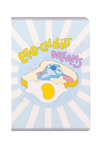 Zeszyt A5 Stitch w kratkę 60 kartek LILO I STICH kanapka