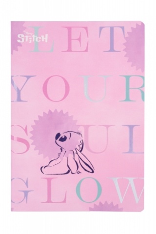 Zeszyt róż A5 Stitch w linię 60 kartek LILO I STICH