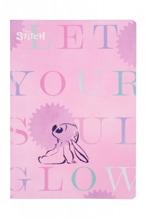 Zeszyt róż A5 Stitch w linię 60 kartek LILO I STICH