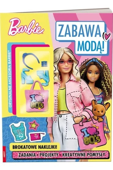 Barbie Zabawa modą! książka z zadaniami akcesoria dla lalki
