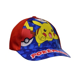 Czapka z daszkiem dziecięca Pokemon letnia dla dziecka 5-6 lat 52 cm