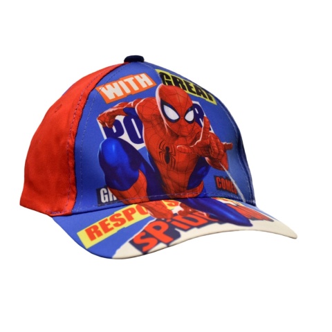 Czapka z daszkiem dziecięca Spiderman letnia dla dziecka 7-8 lat 54 cm