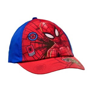 Czapka z daszkiem dziecięca Spiderman letnia dla dziecka 5-7 lat 53 cm