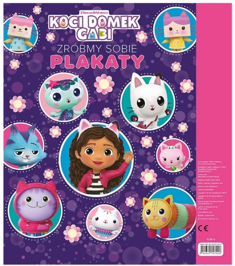 Zróbmy sobie plakaty. Koci Domek Gabi kolorowanka