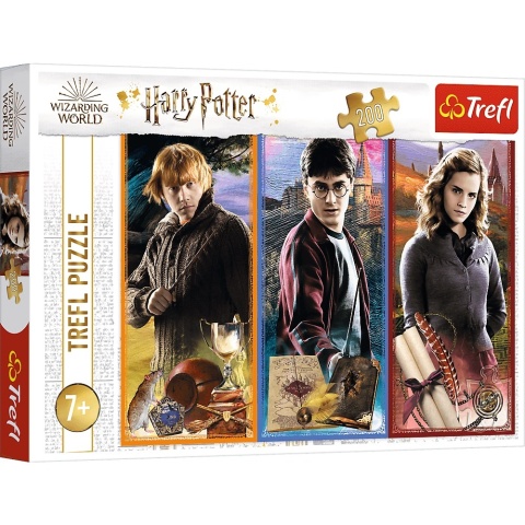 HARRY POTTER W świecie magii i czarów Puzzle TREFL 200 EL 13277