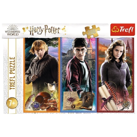 HARRY POTTER W świecie magii i czarów Puzzle TREFL 200 EL 13277