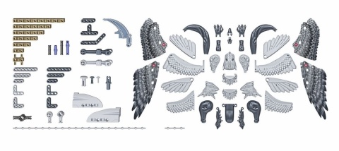 Harry Potter Hipogryf Hardodziób klocki do układania Clementoni