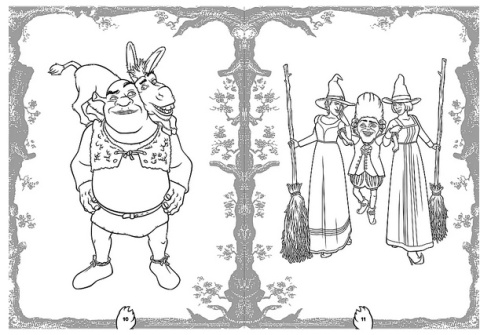 Shrek Kolorowanki
