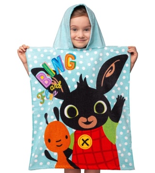 KRÓLIK BING SULA FLOP ponczo poncho ręcznik 50X115