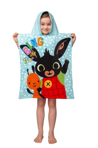 KRÓLIK BING SULA FLOP ponczo poncho ręcznik 50X115