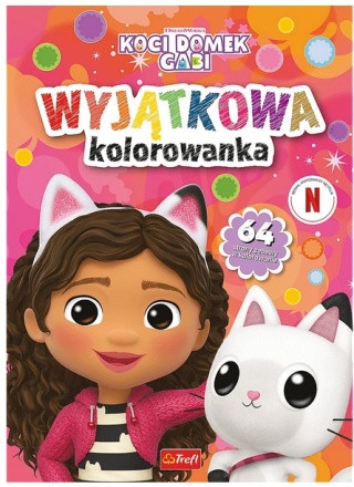Koci Domek Gabi Wyjątkowa kolorowanka 64 strony