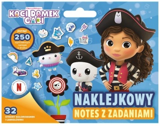 Koci Domek Gabi gigantyczny notes za zadaniami kolorowanka naklejki