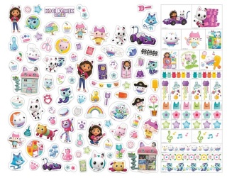 Koci Domek Gabi gigantyczny notes za zadaniami kolorowanka naklejki