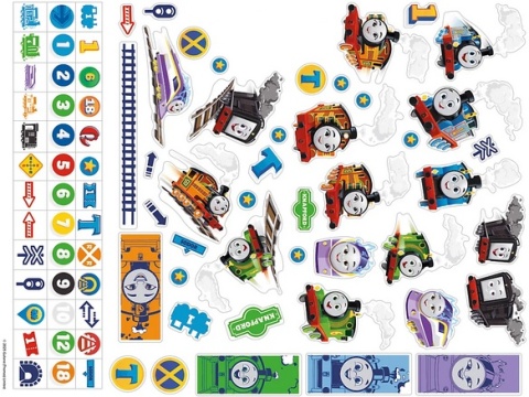 Tomek i przyjaciele gigantyczny notes za zadaniami kolorowanka naklejki