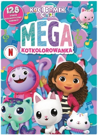 Mega KOTkolorowanka kolorowanka Koci Domek Gabi 128 stron