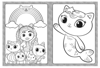 Mega KOTkolorowanka kolorowanka Koci Domek Gabi 128 stron