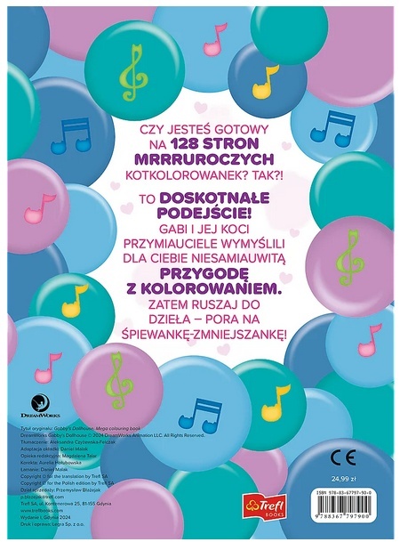 Mega KOTkolorowanka kolorowanka Koci Domek Gabi 128 stron