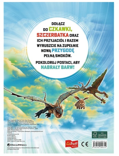 Jak wytresować smoka. Kolorowanki