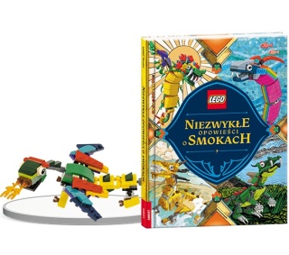 LEGO BOOKS NIEZWYKŁE OPOWIEŚCI O SMOKACH Smok Wawelski książka + klocki