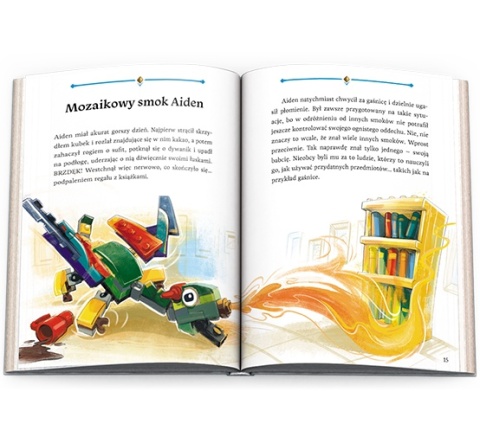 LEGO BOOKS NIEZWYKŁE OPOWIEŚCI O SMOKACH Smok Wawelski książka + klocki