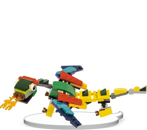 LEGO BOOKS NIEZWYKŁE OPOWIEŚCI O SMOKACH Smok Wawelski książka + klocki