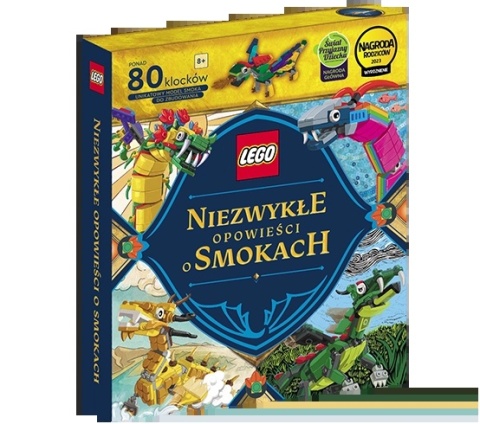 LEGO BOOKS NIEZWYKŁE OPOWIEŚCI O SMOKACH Smok Wawelski książka + klocki