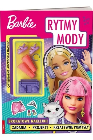 Barbie Rytm mody. książka z zadaniami akcesoria dla lalki