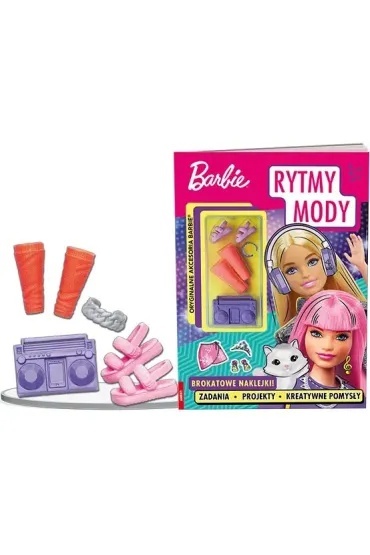 Barbie Rytm mody. książka z zadaniami akcesoria dla lalki