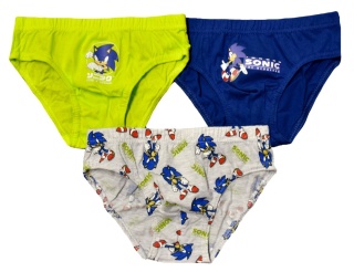 Majtki slipy dziecięce SONIC majtki chłopięce bawełniane 128/134