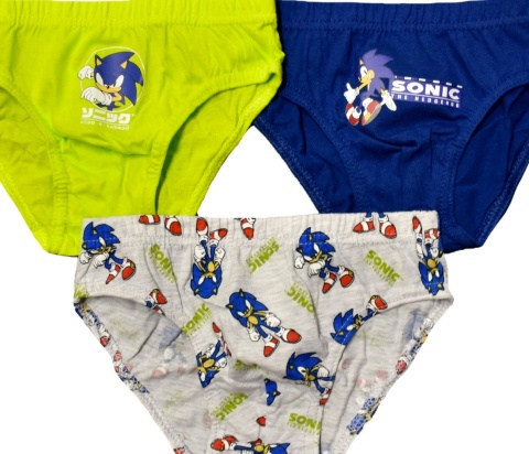 Majtki slipy dziecięce SONIC majtki chłopięce bawełniane 128/134