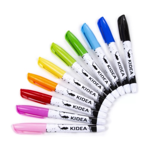 Markery pisaki Kidea do tkanin i obuwia 10 kolorów