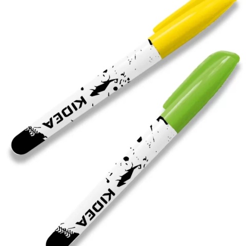 Markery pisaki Kidea do tkanin i obuwia 5 kolorów