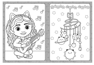 Książka aktywizująca Koci Domek Gabi. Kociastyczny zeszyt do kolorowania